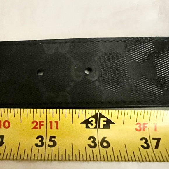 Gucci Belt Unisex Black Color - Picture 7 of 10
